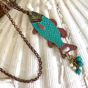 NWT Great Catch Fish Pendant